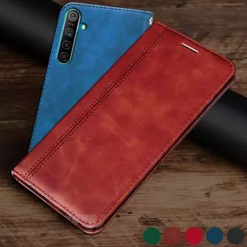 Чехол-бумажник для OPPO A74 A73 A5 A9 2020, магнитный кожаный чехол-книжка для OPPO Realme 5 5S 5i 6 7 6i 7i 8i 8 Pro C11 2020 2021, мягкий чехол-кошелек для телефона Oppo A73 4G 2020 чёрный