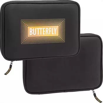 Чехол Butterfly GR на 2 ракетки для настольного тенниса 63280 070: Золото Свободный Размер