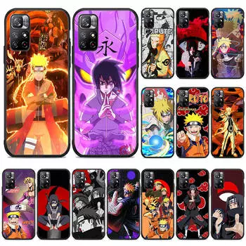 Чехол BW-3 Anime Naruto Sasuke для Xiaomi Redmi A3 13C 10A 10C 12C 9A 9C 9T A3X Note 13 8 9 10 11 12 Poco F5 F6 C51 M6 X3 X6 C65 C50 C55 Pro Plus 4G 5G
