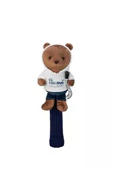 Чехол Callaway Fairway Wood Head Cover BEAR FWY BRW SS 24 сменный, коричневый, женский (Для FW, [3.4.5.7.9]) коричневый