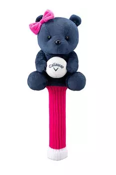 Чехол Callaway Fairway Wood Head Cover BEAR FW NVY FW 23 FW Count Navy Ladies (Для Доступно/Заменяемо (3.4.5.7.9)) тёмно-синий