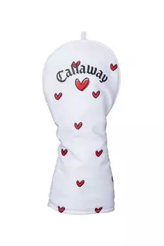 Чехол Callaway Fairway Wood Head Cover LOVE CALLAWAY FWY WHT 24 FW со сменным номером, белый, женский (Для [3.4.5.7.9.X]) белый