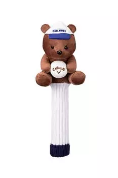 Чехол Callaway Utility Head Cover BEAR UT BRW FW 23 UT Count Brown Ladies (Для Доступно/Заменяемо (3.4.5.6.7)) коричневый