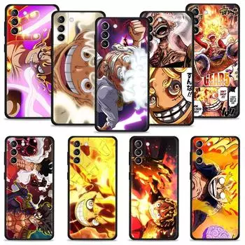 Чехол Carcasa Funda One Piece Sun God Luffy Gear 5 для Samsung Galaxy S22 S21 S20 Ultra FE S10 S9 S8 Plus 5G S10e Note 20 10 Samsung S22 5G