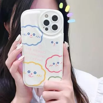 Чехол Cartoon Cloud Air Cushion для iPhone 11/12/13/14/15 Pro iPhone 7 Plus/8 Plus