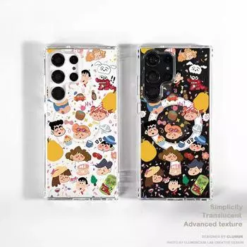 Чехол Cartoon MagFit Hard Clear Case для Samsung S24 Ultra Plus S23 Ultra S23 S22 Ultra S22+ S21FE S23FE, ударопрочный чехол Samsung S21 прозрачный