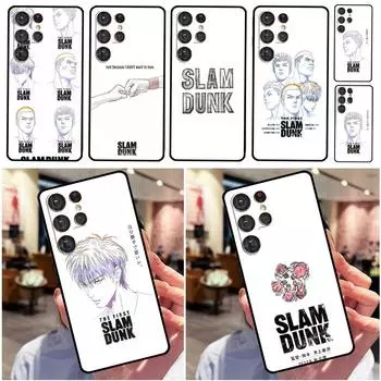 Чехол Cartoon Movie Slam Dunk для Samsung Galaxy S21 S22 Ultra Plus S8 S9 S10 Note 10 20 Ultra S21 FE S20 FE Galaxy S22
