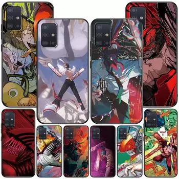Чехол Chainsaw Man для Samsung Galaxy A52 A12 A53 A51 A32 A21s A22 A31 A72 A02s A13 5G A11 A41 A03s Силиконовый чехол для телефона Аниме Samsung A72 4G(5G)