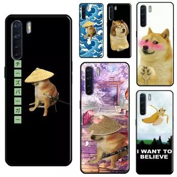 Чехол Cheems Doge Meme с забавным песиком для OPPO A52 A72 A5 A9 A31 A53 S A15 A83 A91 A93 A54 A74 A94 A1K A3S A5S, чехол для телефона OPPO A1K