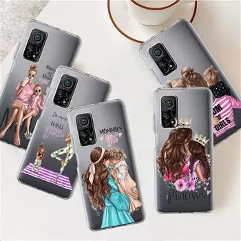 Чехол-чехол для Xiaomi Mi 9T 12 11 Lite Note 10 Lite 11T 11X 10T 5G 12X Poco M3 X3 Pro, силиконовый бампер для маленьких мам, девочек, пап, супер Mi 9T