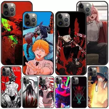 Чехол «Человек с бензопилой в японском стиле» для Apple Iphone 14 11 13 Mini 12 Pro Max Xr 7 8 + Se 2020 Xs 6 6s Plus 5 5S, силиконовый чехол для телефона iPhone 11 Pro Max