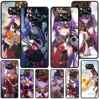 Чехол Chevreuse Genshin Impact для Xiaomi Poco M5s X3 NFC X5 F3 M4 M3 Pro, черный силиконовый мягкий чехол для телефона Xiaomi Poco M3