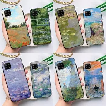Чехол Claude Monet Garden Lotus Bridge для Samsung Galaxy A54 A34 A13 A23 A33 A53 A73 A12 A22 A32 A52 A51 A71 A14 Samsung A73 5G