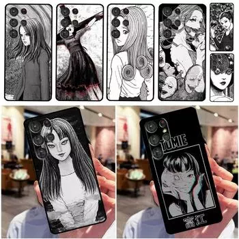 Чехол Comic Junji Ito Tomie для Samsung Galaxy S22 Ultra S21 S20 FE S9 S10 Note 10 Plus 20 Ultra с полной задней крышкой Galaxy S20 Plus