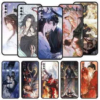 Чехол Comic Man Erha and His White Cat Master для Samsung A54 A52 A14 A50 A70 A40 A20S A20E A12 A22 A34 A42 A32 5G A04s Samsung A54
