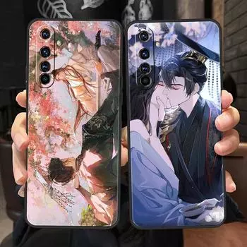 Чехол Comic Man Erha and His White Cat Master для Realme 11 10 9 8 5G 7 6 GT2 Pro C21 C11 C25 C35 для Realme GT Neo 2 3 3T Realme GT2