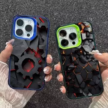 Чехол Cool Machine Pattern Boy для iPhone 16 Samsung A55 A35 M35 Xiaomi Redmi Note 13 Pro 14C Huawei Honor, противоударный чехол-бампер с защитой от царапин Samsung A54 5G