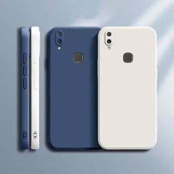 Чехол Coque Square для телефона Xiaomi Redmi Note 5 6 7 8 8T 9 9s 10S 10 Pro Redmi 8 8A 9 9A 9C 10A 10C Матовый силиконовый чехол Redmi Note 5 Pro чёрный
