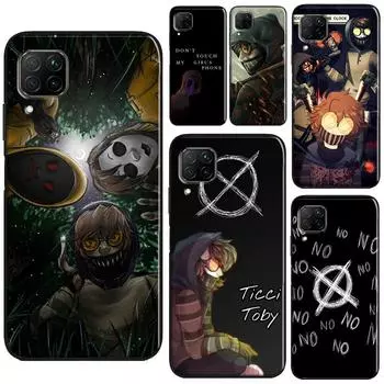 Чехол Creepypasta Ticci Toby x Reader для Huawei P30 Pro P20 P40 Mate 20 Lite P Smart 2021 2019 Nova 5T Honor 50 10i 9X 8X Huawei P20