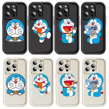 Чехол D-14 Doraemon для iPhone 15 14 13 12 8 Plus Samsung S24 S23 Ultra A04S A05S Huawei P40 P50 P60 Nova 11 Pro Max OPPO A17K Reno 10 Samsung S23 FE верблюд