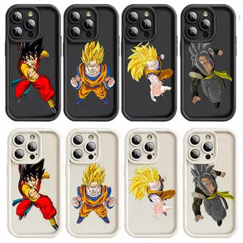 Чехол D-23 Super Dragon Ball для iPhone 15 14 13 12 8 Plus Samsung S24 S23 Ultra A04S A05S Huawei P40 P50 P60 Nova 11 Pro Max OPPO A17K Reno 10 OPPO A16k кожа буйвола