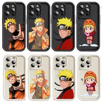 Чехол D-33 Naruto Ainime для iPhone 15 14 13 12 8 Plus Samsung S24 S23 Ultra A04S A05S Huawei P40 P50 P60 Nova 11 Pro Max OPPO A17K Reno 10 iPhone 14 Pro олений