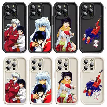 Чехол D-38 InuYasha для iPhone 15 14 13 12 8 Plus Samsung S24 S23 Ultra A04S A05S Huawei P40 P50 P60 Nova 11 Pro Max OPPO A17K Reno 10 Samsung A51 серый