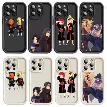 Чехол D-47 Akatsuki для iPhone 15 14 13 12 8 Plus Samsung S24 S23 Ultra A04S A05S Huawei P40 P50 P60 Nova 11 Pro Max OPPO A17K Reno 10 Huawei Mate 50 Pro серый