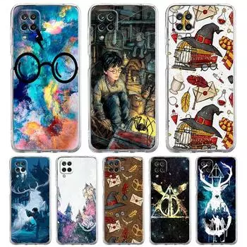 Чехол Dark Harries Potters Wand Art для Samsung Galaxy A52 A72 A12 A32 A21s A50 A70 A22 A51 A71 A02 A02s A30 A40 A10 A01 Samsung A01