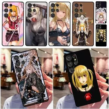 Чехол Death Note Misa Amane для Samsung Galaxy S22 S21 Ultra S20 FE Note 20 Ultra S8 S9 S10 Note 10 Plus Galaxy S10