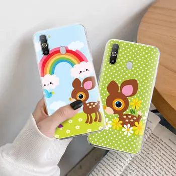Чехол Deery Lou TPU для iPhone XR 7 8 14 15 11 12 13 X XS Pro Max Xiaomi Redmi 13C Note 9 Samsung A22 S23 S24 Ultra Plus VIVO iPhone 13 Pro Max аэро