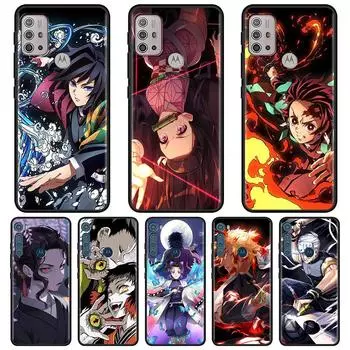 Чехол Demon Slayer Kimetsu No Yaiba для MOTOROLA One Fusion для Moto G10 G9 G8 Plus Play Power One G20 G30 G40 G50 G60 Edge 20 Moto G Stylus 5G