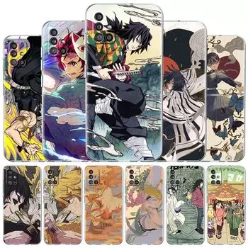 Чехол Demon Slayer Zenitsu Kaigaku для Samsung Galaxy A52 A32 A12 A71 A21s A22 A51 A50 A23 A31 A50 A41 A72, мягкий чехол для телефона Samsung A12