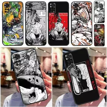 Чехол Denji Chainsaw Man для Xiaomi Redmi Note 11 Pro 11S 8 9 12 10 Pro 10S 9S Redmi 9 10 9A 9C 10C задняя крышка Redmi 9A