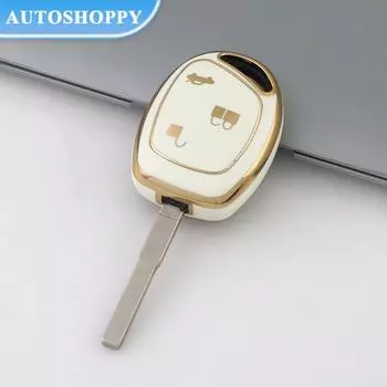 Чехол-держатель автомобильного пульта дистанционного управления из ТПУ с 3 кнопками, чехол для ключей для Ford MONDEO FIESTA FOCUS C-MAX S-MAX TRANSIT KA GALAXY чёрный