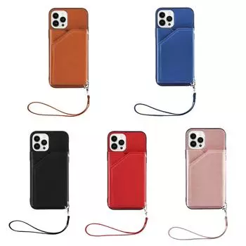 Чехол-держатель для карт с отделениями для карт, чехол для телефона для iPhone 12,12Pro,12Pro Max, 11Pro Max,11 Pro,XS Max,XR,XS,7Plus,8Plus,13,14,15... iPhone 15 Plus розового золота