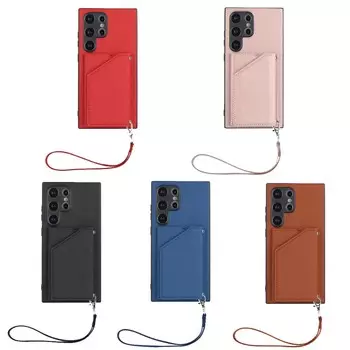 Чехол-держатель для карточек с отделениями для карт, чехол для телефона Samsung Galaxy S20,S21,S22,S23,A12,A13,A14,A15,A24,A25,A33,A34,A53,A54,A55,A20,A30,A50,A70,M52 .. Samsung Galaxy A70s чёрный