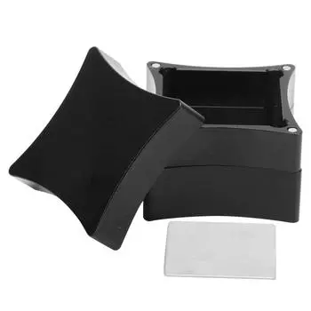 Чехол-держатель для мела из алюминия 3 см/1,2 дюйма с сильным магнитным креплением для снукера, черный