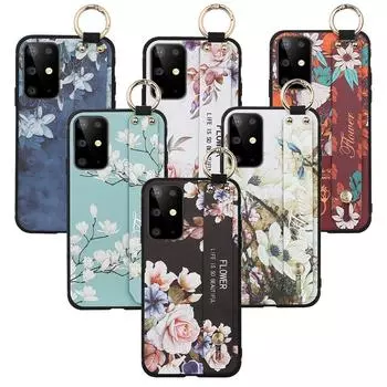 Чехол-держатель для ремешка на запястье для Samsung Galaxy A50, чехол-держатель для Samsung A51 71 A32 A31 Note 10 Lite A10 A70 40 A52 A72 A12, чехлы с тиснением Samsung A10