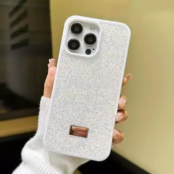 Чехол-держатель для телефона Straight Edge 6D Electroplated K70E Защитный чехол One Size белый