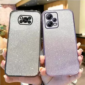 Чехол-держатель Pocox3 с блестящим покрытием для Xiaomi Mi Poco X3 Pro X3pro X5 M4 M3 M2 m4pro 4g 5g F5 F2 F3 F4, чехол Pokox3 Nfc Poco X3 синий