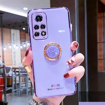 Чехол-держатель с кольцом для Xiaomi Redmi Note 11 Pro 5g 11s 4g, роскошный глянцевый мягкий силиконовый чехол с покрытием Note11 S 11pro 2022, защитный чехол redmi note 11 4g