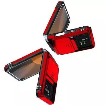 Чехол-держатель с подставкой для защиты от падения для Samsung Galaxy Z Flip 4 5g Flip3 Flip 3 Flip4 Zflip4 Защитный объектив for Samsung Z Flip 4 золотой