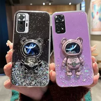 Чехол-держатель с зыбучими песками для Note11s для Xiaomi Redmi Note 10 9 8 11 Pro Plus 10s 11s 11pro 4g 5g 8t, силиконовый чехол-подставка Redmi Note 11