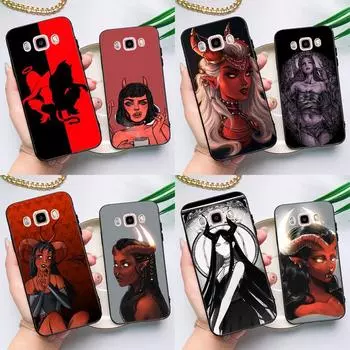 Чехол Devil Woman Sexy Girl Witch для Samsung Galaxy J4 J6 Plus 2018 J8 A6 A7 A8 A9 J1 A3 A5 2016 J3 J5 J7 2017 A6 2018