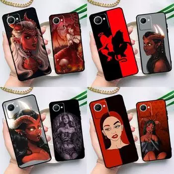 Чехол Devil Woman Sexy Girl Witch для Realme C55 C33 C31 C35 C30 C11 C15 C25s C21Y GT Neo 5 3T 2T 8 9 10 11 Pro Plus Realme GT Neo2