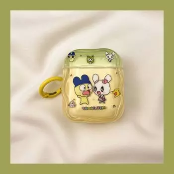 Чехол для Airpod3 для Apple Pro Чехол для наушников Второе поколение Беспроводной Bluetooth Третье поколение Aipods2 Поколение Airpodpro Четвертое поколение 5 коробок airpods pro2 [Cartoon Tuo Ma Song Zi] Send Hook