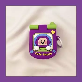 Чехол для Airpod3 для Apple Pro Чехол для наушников Второе поколение Беспроводной Bluetooth Третье поколение Aipods2 Поколение Airpodpro Четвертое поколение 5 Airpods pro [Bus Lightyear Flip Phone] Send Hook