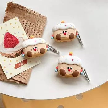 Чехол для Airpods Pro 2, чехол с 3D-мультяшным тортом для Airpods Pro, мягкий силиконовый защитный чехол для наушников для Airpods 3, чехол Funda for airpods 1 2