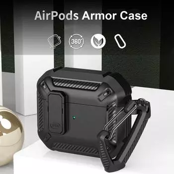 Чехол для Airpods Pro 2-го поколения, противоударный защитный чехол для всего тела, поддержка беспроводной зарядки AirPods Pro 2